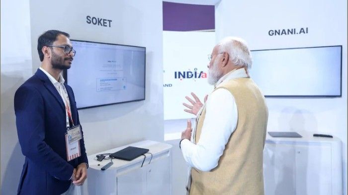 ఇండియా AI ఎక్స్‌పో 2026లో ప్రధాని మోదీ సందడి