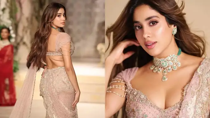 janhvi kapoor shines like a queen in her latest look