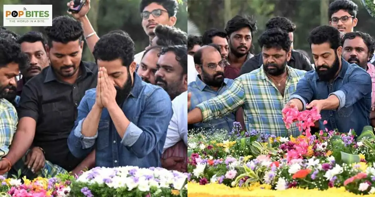 jr ntr pays emotional tribute at ntr ghat on nandamuri taraka rama rao jayanti