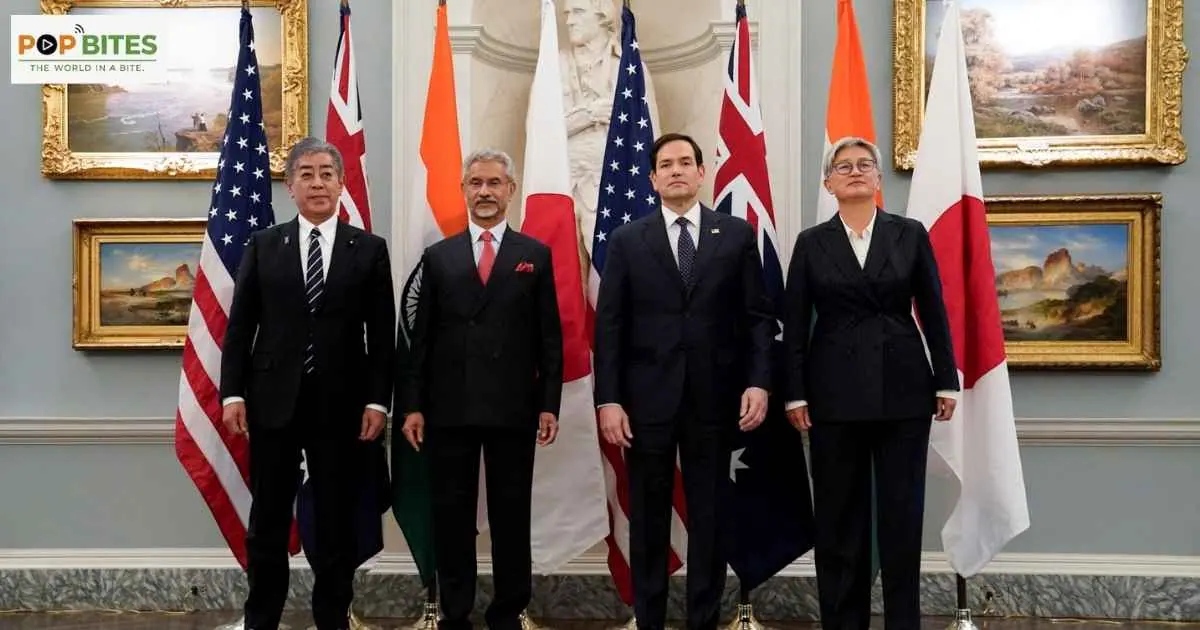 new delhi quad meet focuses on indo pacific security and supply chains