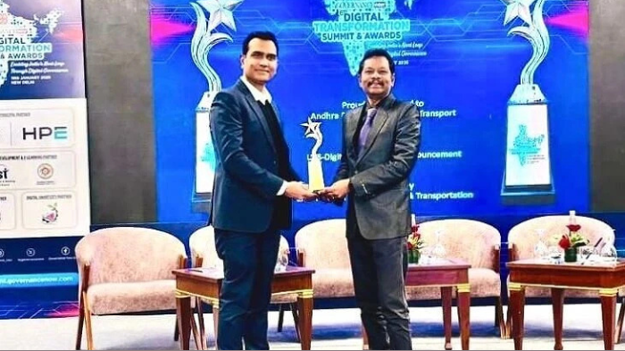governance now 6th digital transformation award for apsrtc