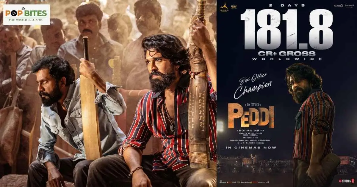 peddi collects rs 181 crore in two days